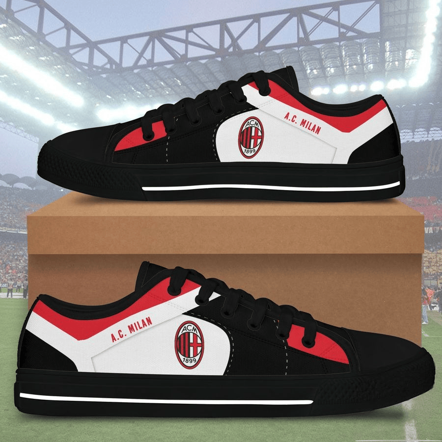 AC Mailand Low Top Custom Canvas Schuhe