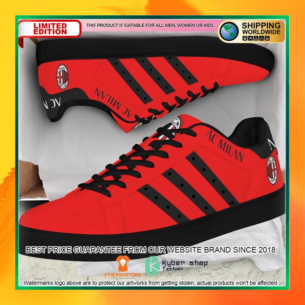 AC Mailand – Rote STSM Low-Top-Sneaker