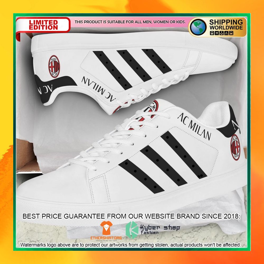 AC Mailand – Weiße STSM Low-Top-Sneaker