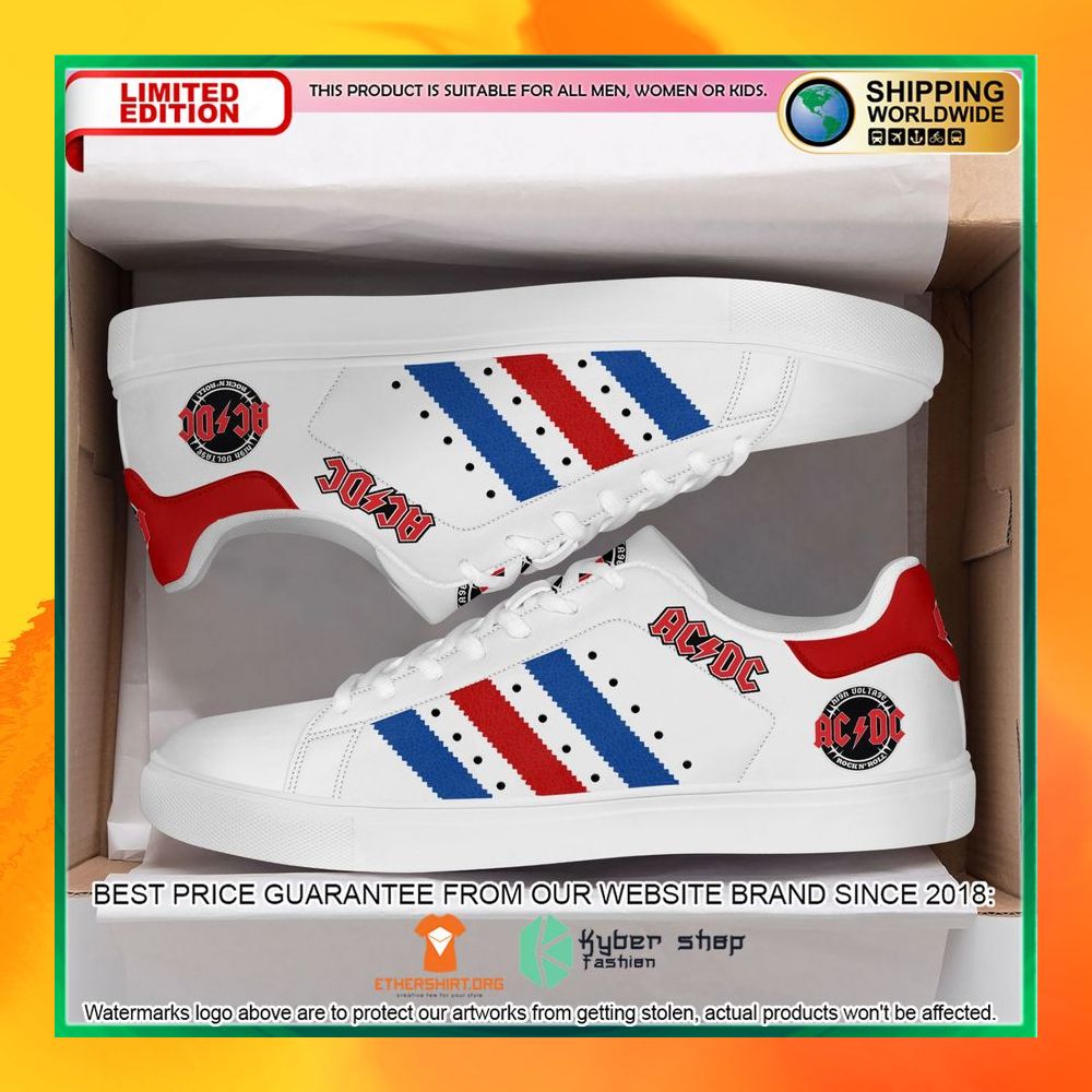 ACDC – Weiße STSM-Low-Top-Sneaker