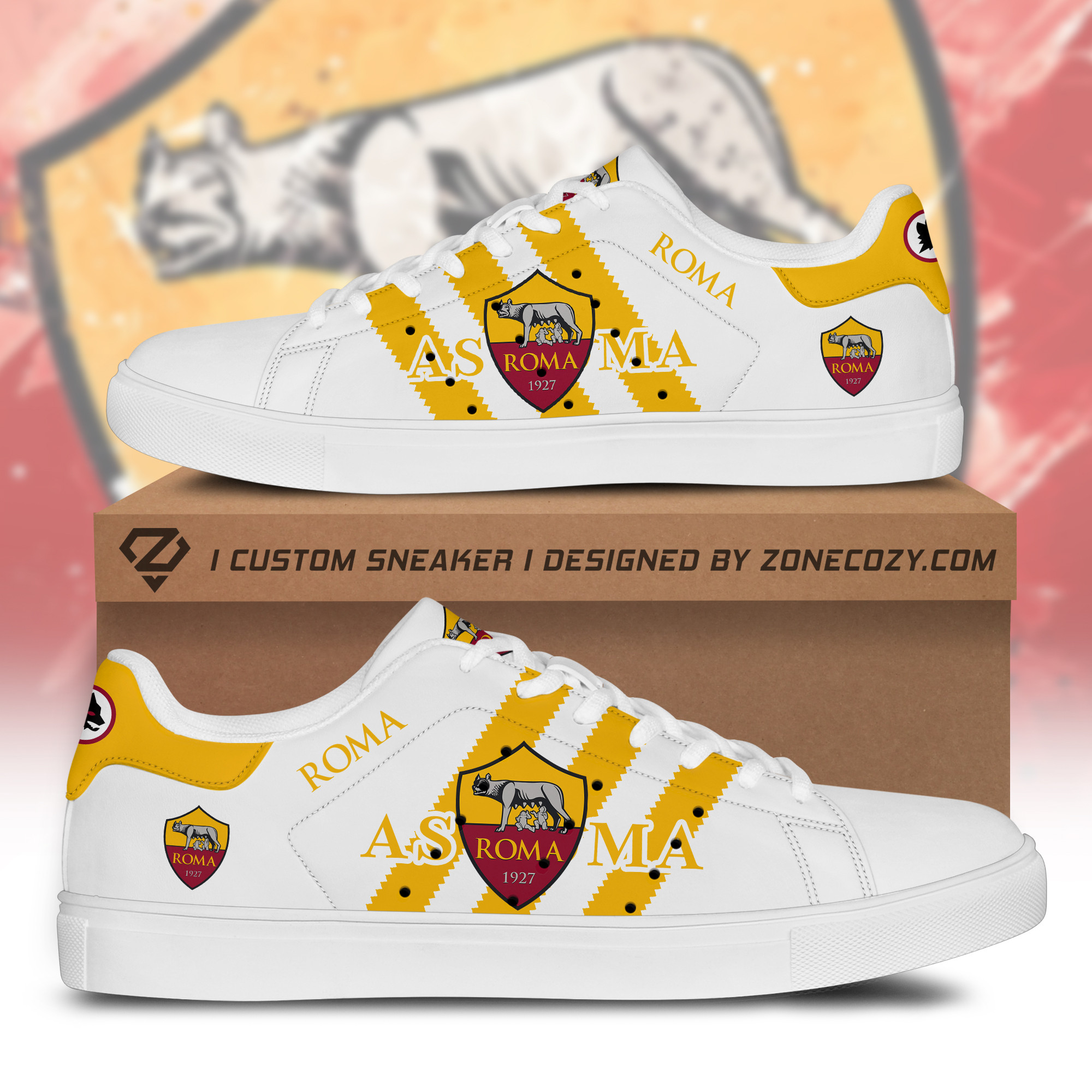 Roma Sports Association Custom Smith Schuhe Q261001 Roma Sports Association Custom Smith Schuhe Q261001