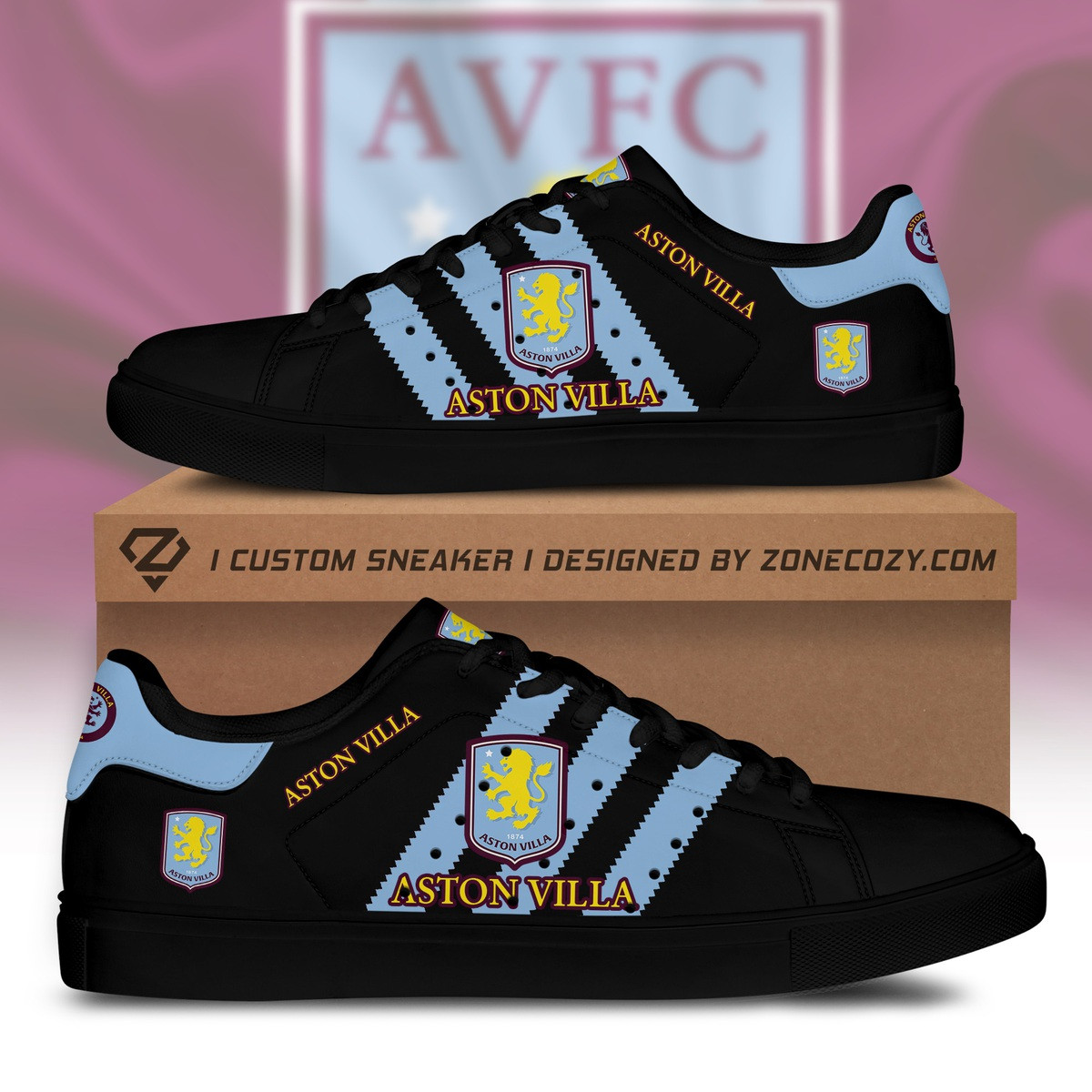 Aston Villa Custom Smith Schuhe S270810