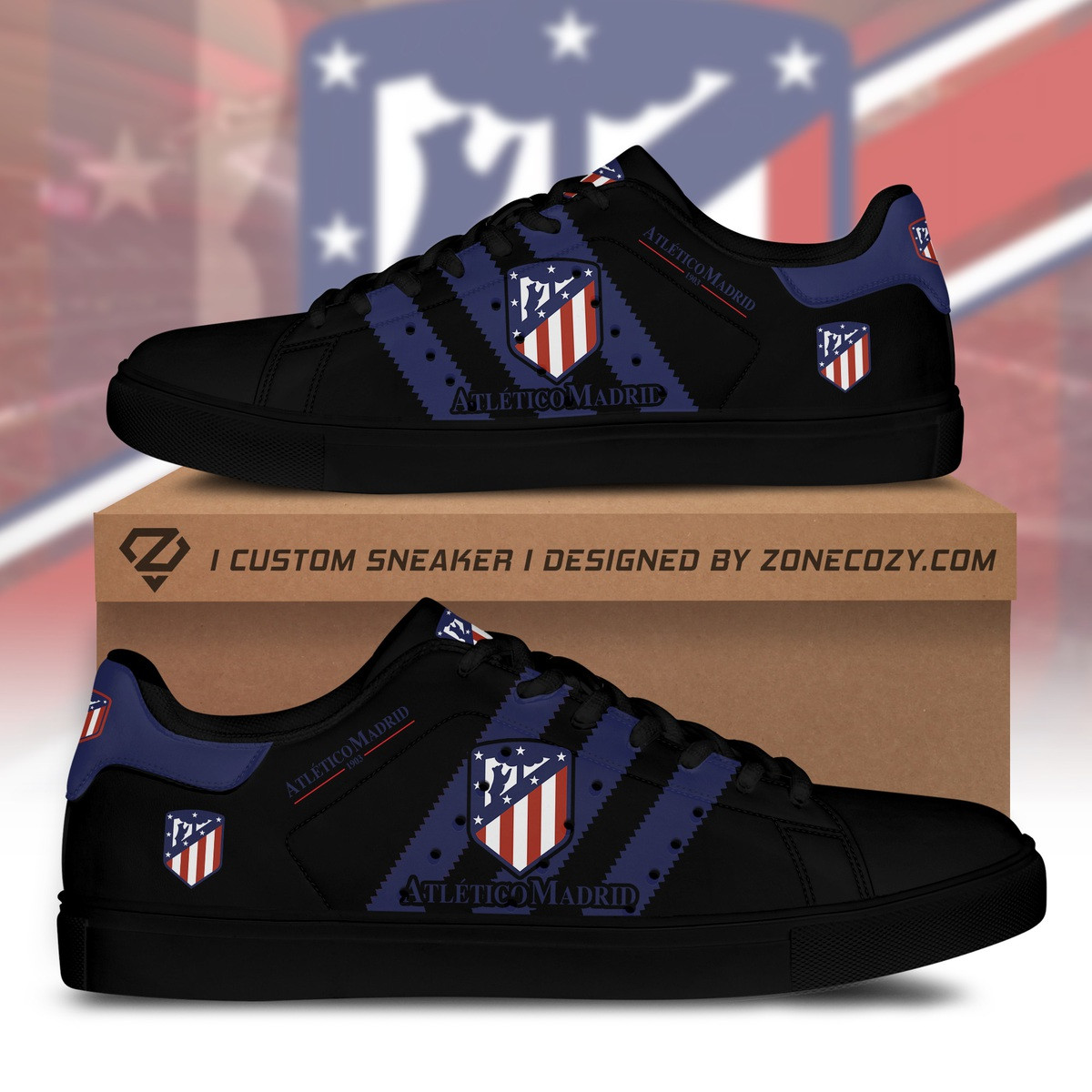 Atlético Madrid Custom Smith Schuhe S210806