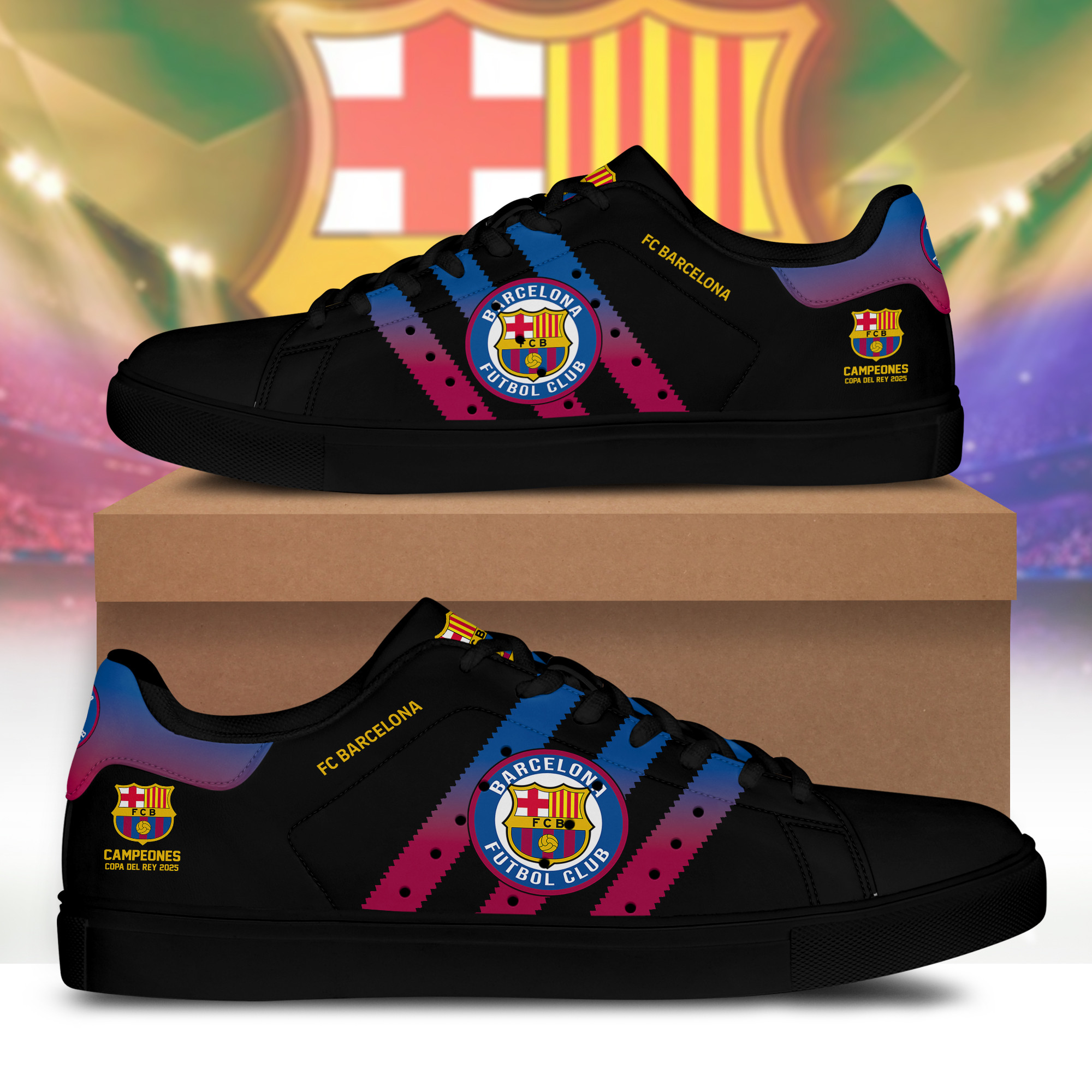 Barcelona Copa Champion Custom Low Top Schuhe