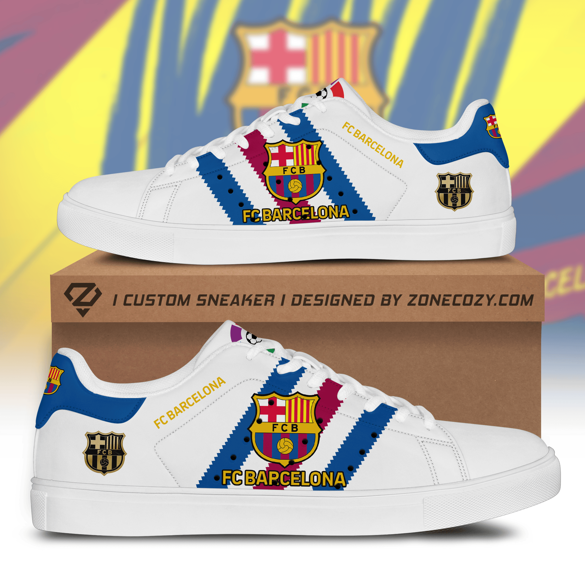 Barcelona Custom Low Top Schuhe QB090904