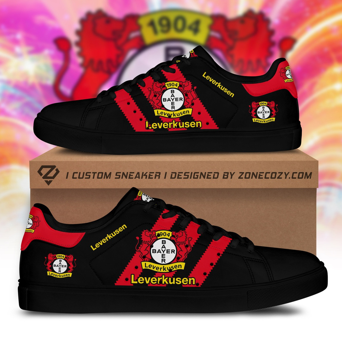 Bayer 04 Leverkusen Custom Smith Schuhe S200804