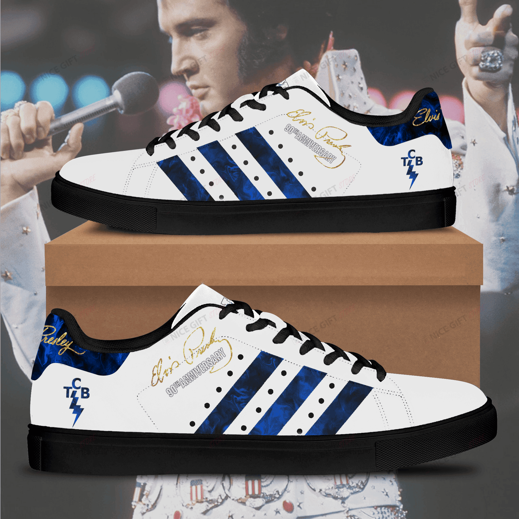 Elvis Presley 90. Jubiläum STSM Schuhe SKS-O3M3
