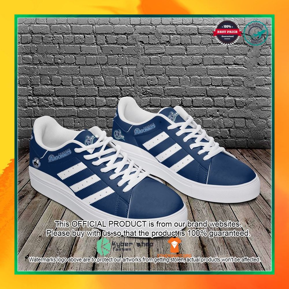 Toronto Argonauts 109 LH Grau Cup Champions Marineblau STSM Low Top Schuhe Toronto Argonauts 109 LH Grau Cup Champions Marineblau STSM Low Top Schuhe